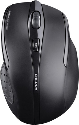 CHERRY MW 3000, Kabellose Ergonomische Maus Für Rechtshänder, 2,4 Ghz Funk, 6 Ta