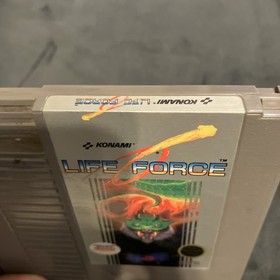 Life Force (Nintendo NES, 1988) Authentic Cartridge & Manual & Sleeve