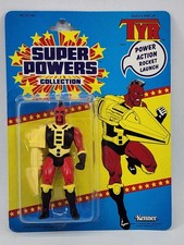 1985 KENNER TYR MOC 33 BACK SUPER POWERS ACTION FIGURE DC COMICS VINTAGE RARE