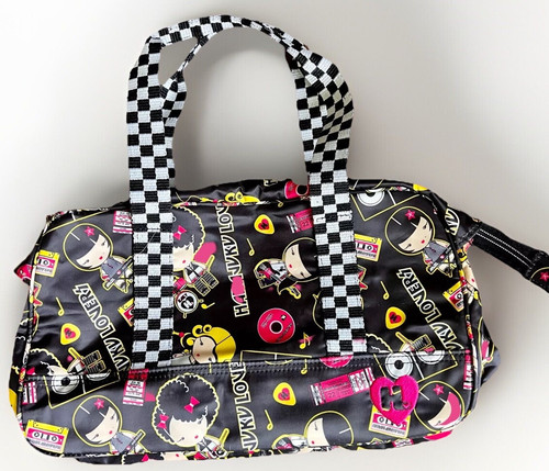 Harajuku Musikliebhaber Mädchen Umhängetasche Handtasche Vintage Y2K Tasche Grafikdruck - Bild 1 von 11