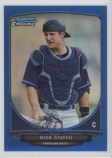 2013 Bowman Draft Picks Chrome Blue Refractor 77/99 Nick Ciuffo #BDPP4 k7t