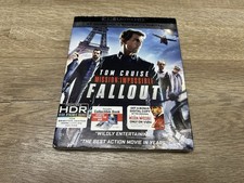Mission Impossible Fallout 4K Ultra HD  Blu-ray  Digital W/ Slipcover New