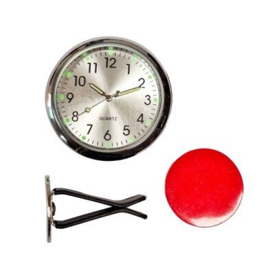 Auto Clock Luminous Vehicle Clock Dashboard Clock with Clip for Car Interior