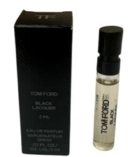 Tom Ford Black Lacquer Perfume Vial Spray .07oz Travel Size New in Box cologne