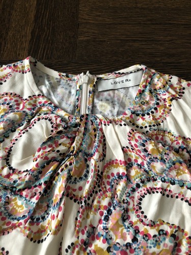 LOVER Paisley Park Mini Dress Size M Orig. $395 NEW - Picture 9 of 10