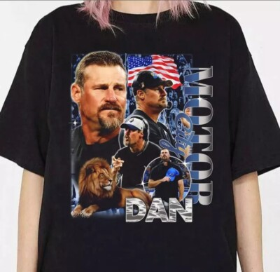 #ad #ad Motor City Dan Campbell Shirt 90S Graphic Tee Gift For Fans S 5XL $24.99