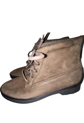 KEDS Outdoor Brown Nubuck Leather Comfort Lace Up Ankle Boot Women’s Size  8M