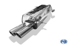 Fox Auspuff Sportauspuff Endschalldämpfer für Ford Fiesta VII Fiesta VII Sport