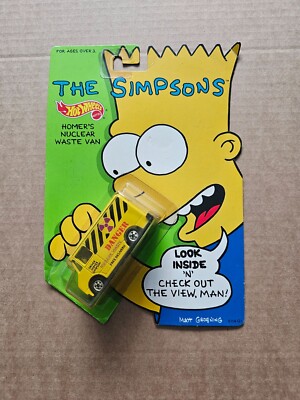 1990 Hot Wheels The Simpsons Homer`s Nuclear Waste Van with image