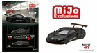ACURA NSX GT3 MATT BLACK LOS ANGELES AUTO SHOW 1/64 DIECAST CAR BY TSM MGT00026