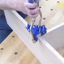 90° Corner Right Angle Clamp Carpenter Jig Clamps Pocket Hole Clamp New9U