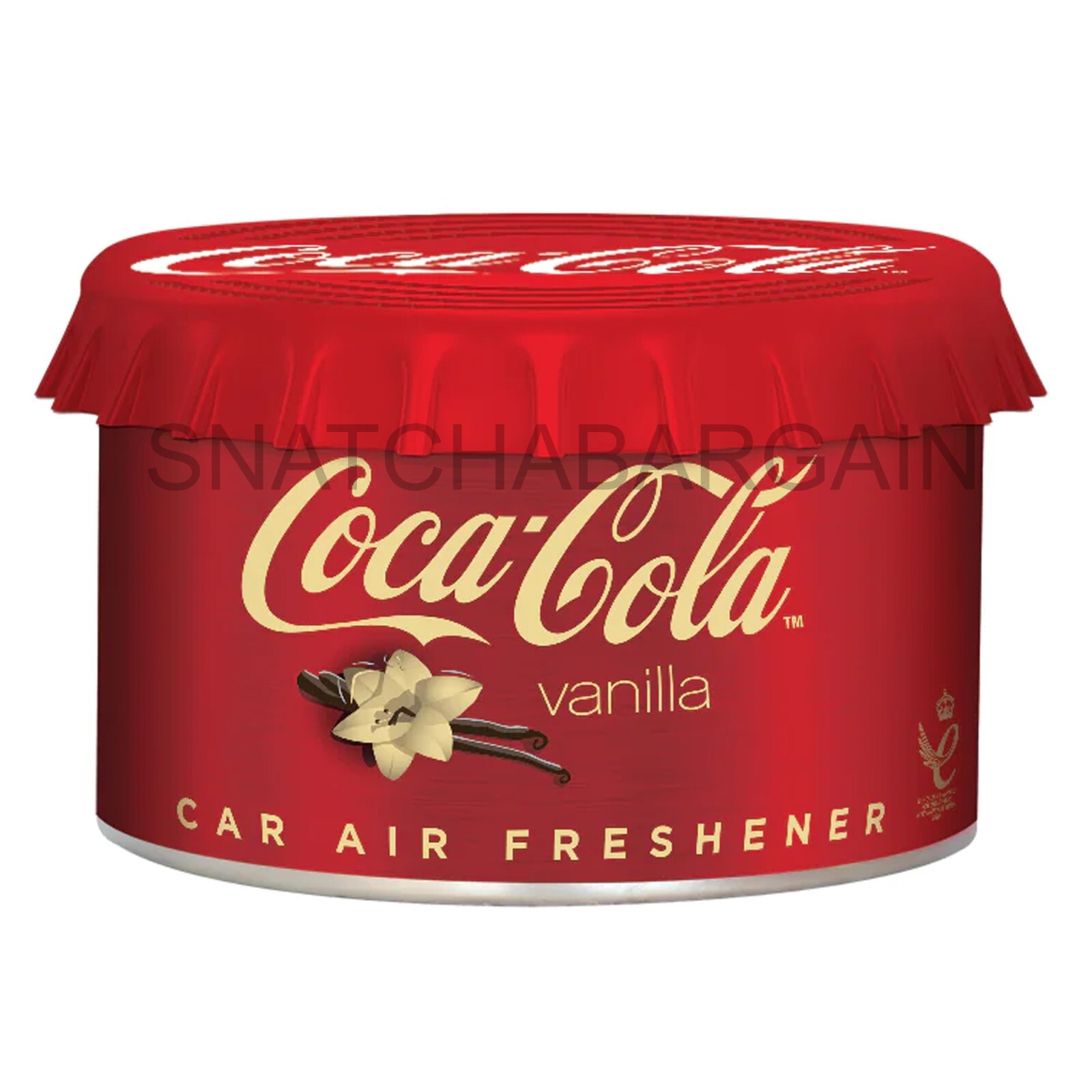 1 x COCACOLA CAR AIR FRESHENER ICON CAP CHOOSE FROM CHERRY,VANILLA OR