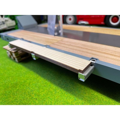 RC Car Updated Flat Module Metal CNC For 1/14 Heavy Trailer RC Tractor Truck DIY - Picture 7 of 10
