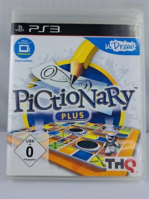 PS3 Pictionary Plus Sony Playstation PS 3 Spiel mit Anleitung GETESTET