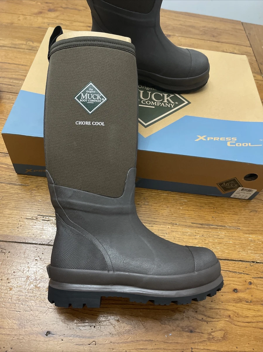 Muck boot company men's sales chore tall steel toe boot