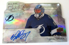 2020-21 Upper Deck Allure Andrei Vasilevskiy Allure Quartz Auto Tampa Bay AG-AV