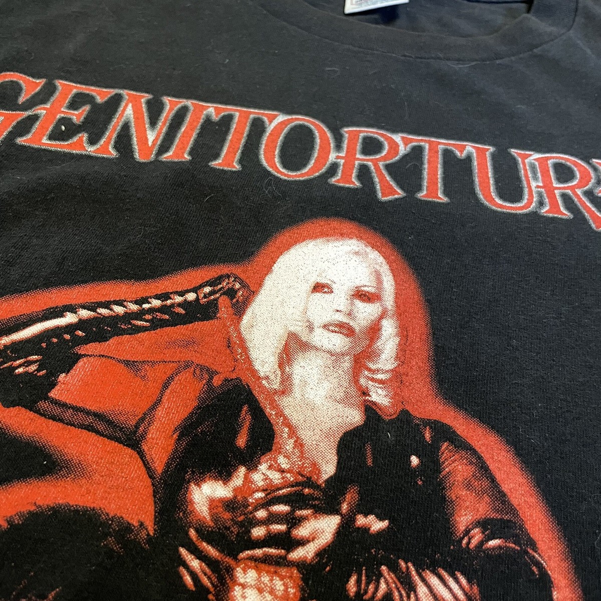 Vintage 90s Genitorturers T-Shirt Size XL Metal Goth Band Vintage 90s Genitorturers T-Shirt Size XL Metal Goth Band