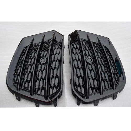 Fog Light Grill Front Honeycomb Grille Fit for Audi Q3 2016 2017 2018 Black - Picture 5 of 5