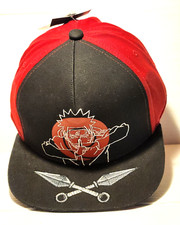 Naruto Shippuden Anime Manga Black Ball Cap Adjustable Snapback Hat Adult/Teens