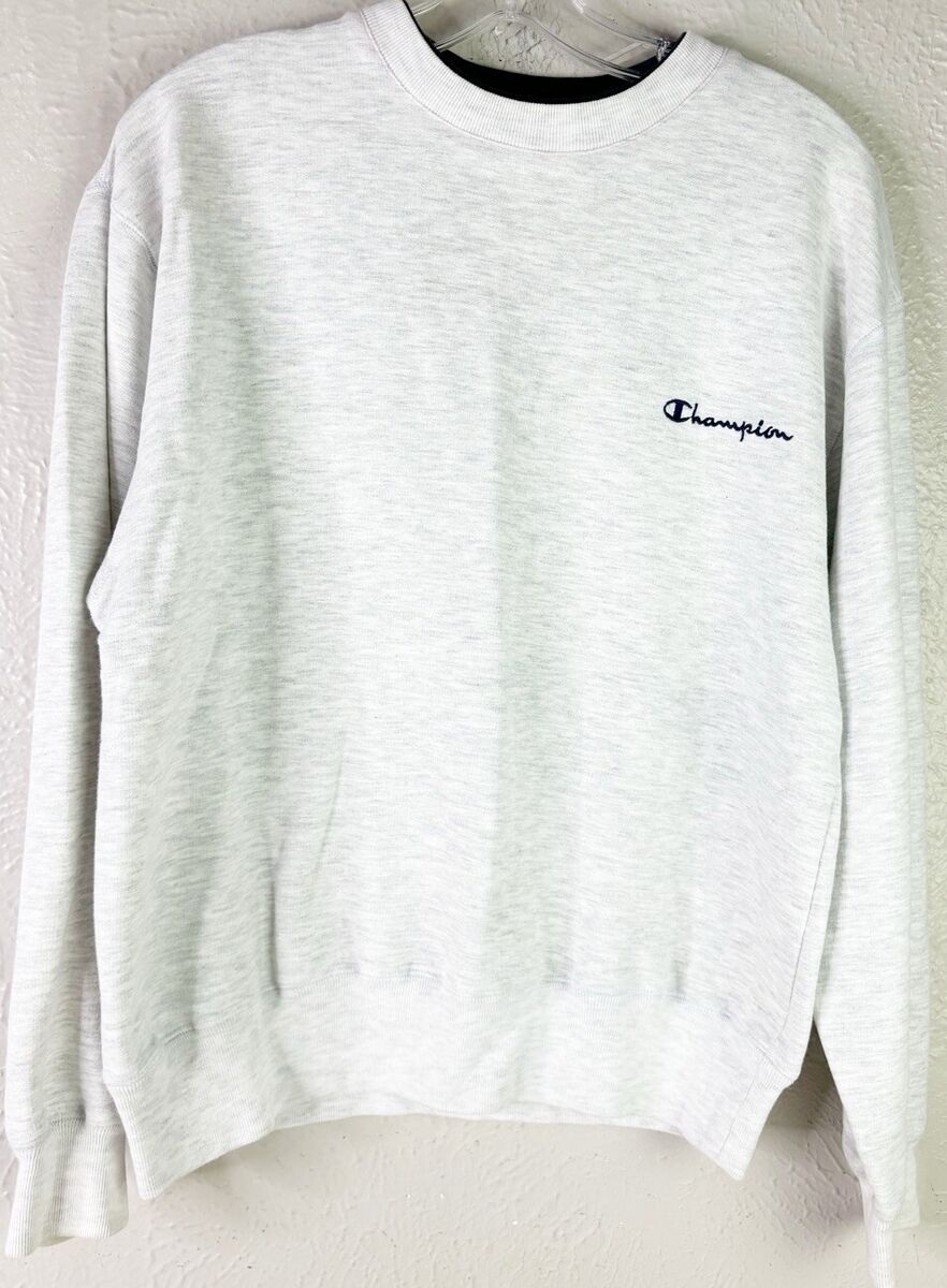 VTG Champion 90s Men's Small Light Grey Heathered Sweatshirt VTG Champion 90s Men's Small Light Grey Heathered Sweatshirt