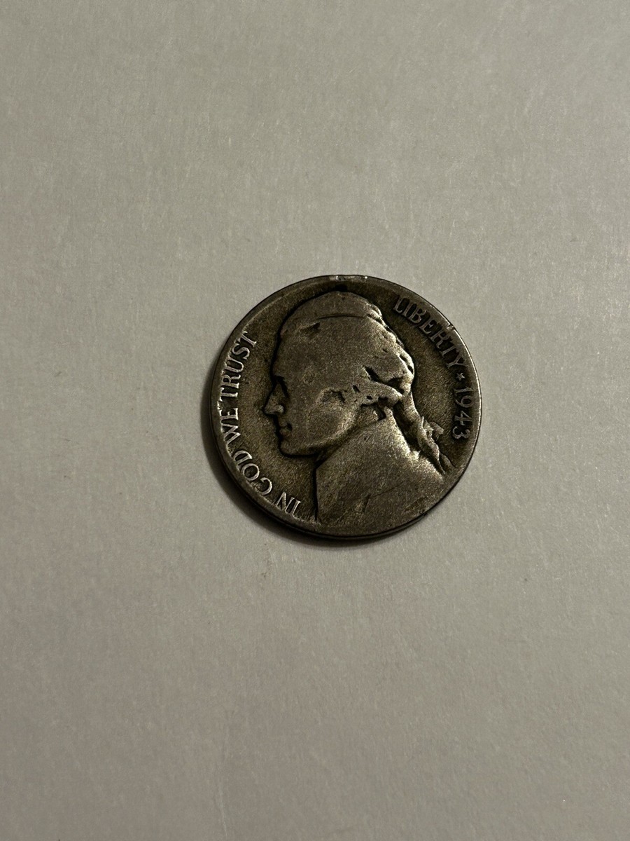 1943-P Jefferson War nickel - Mint Error- Genuine Collectible | eBay