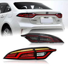 HC LED Tail Lights For Toyota US Corolla 2020-2025 Smoke Dynamic Rear Lamps