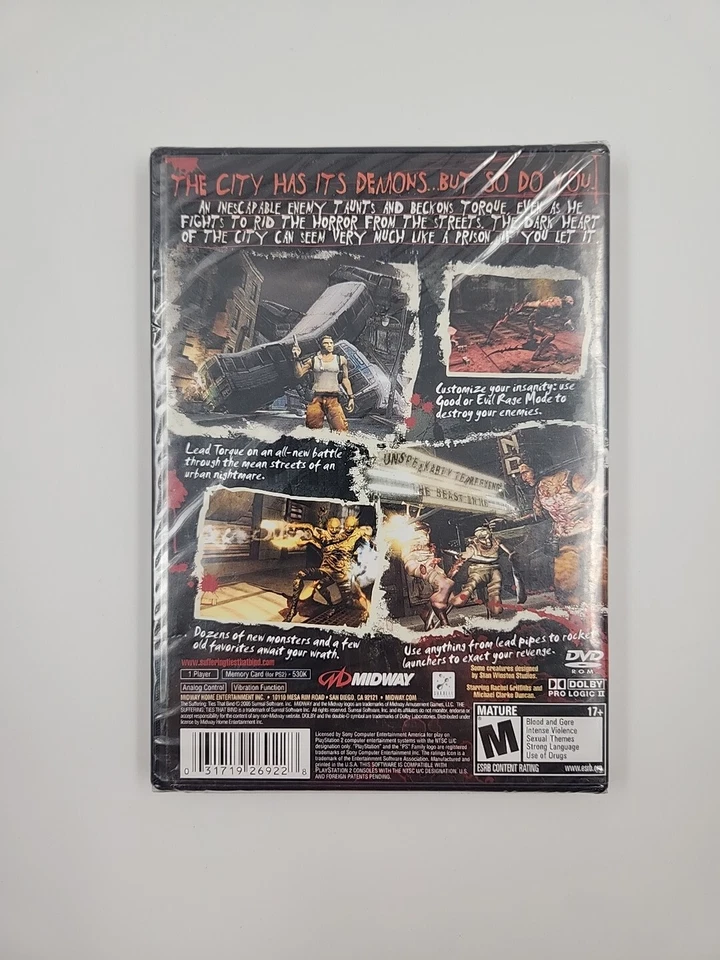 The Suffering Ties That Bind PS2 PlayStation 2 Factory Sealed - Image 2 of 4