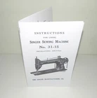 Singer 31 - 15 Sewing Machine  Instruction  Manual Reproduction