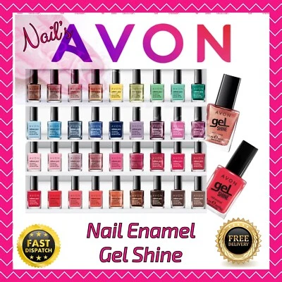 Avon Gel Shine Nail Polish Varnish - Choice of Colours - Brand New & Boxed