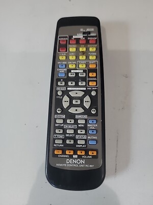 Original Denon Rc-897 Remote Control for Receiver Avr1802 Avr882