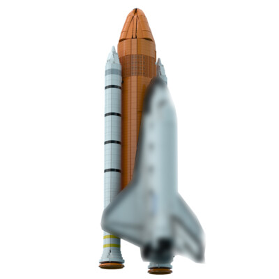 ZITIANYOUBUID 3778 teile Space Shuttle Discovery 10283 Upgrade Tank und Booster