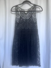 Black Lace Dress Anthropologie Eloise size XS