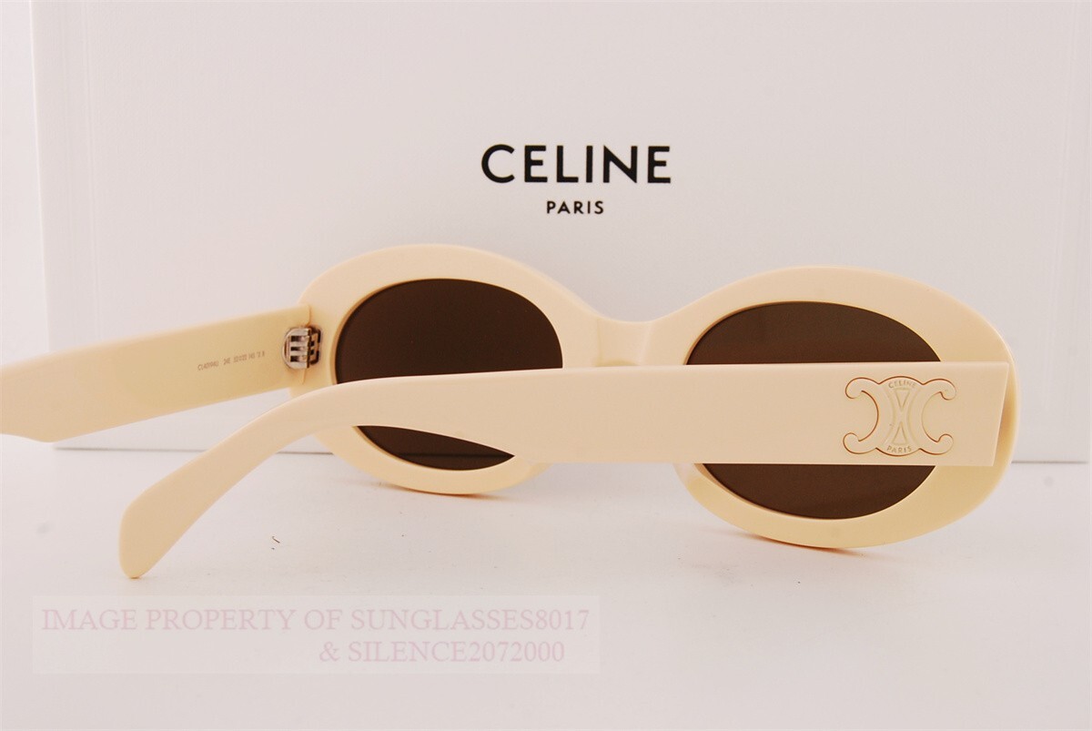 Brand New CELINE Sunglasses CL 40194U 24E Beige/Dark Brown