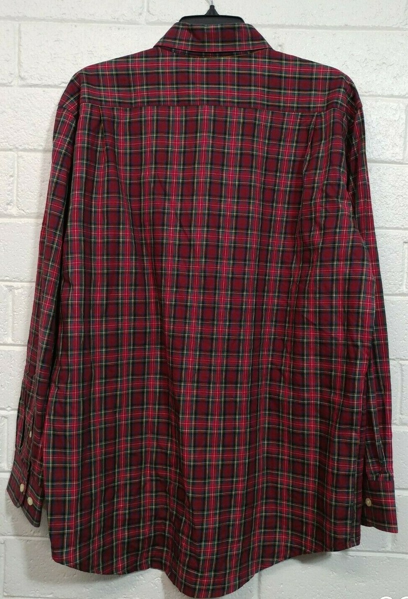 新品半額　65%OFF BARRY BRICKEN MADE IN USA Men's BARRY BRICKEN SHIRT Size L PLAID&CHECK button front