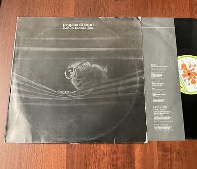 Peppino Di Capri Non Lo Faccio Piu LP Italy EXCELLENT DISC