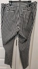 Talbots Women Hampshire Ankle Pants Black And White Gingham Check Size 18W UEC — photo 2