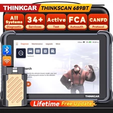 Thinkscan 689BT OBD2 Scanner All System Diagnostic Tool CANFD & DOIP Free Update