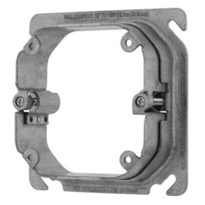1PC Hubbell-Raco 4OCAMR Square-to-Octagon Adjustable Fixture Cover