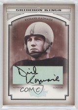 2006 Donruss Threads College Gridiron Kings Signatures Richard Kazmaier Auto 4f5