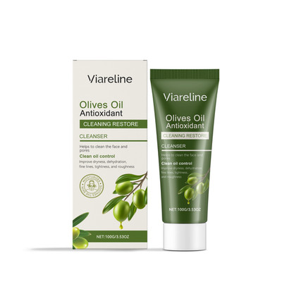 Olive Oil Facial Cleanser Gentle and Soothing Hydrating for Dry Sensitive Skin