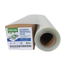 CALCA Waterproof Inkjet Milky Transparency Screen Printing Film 20" x 100FT