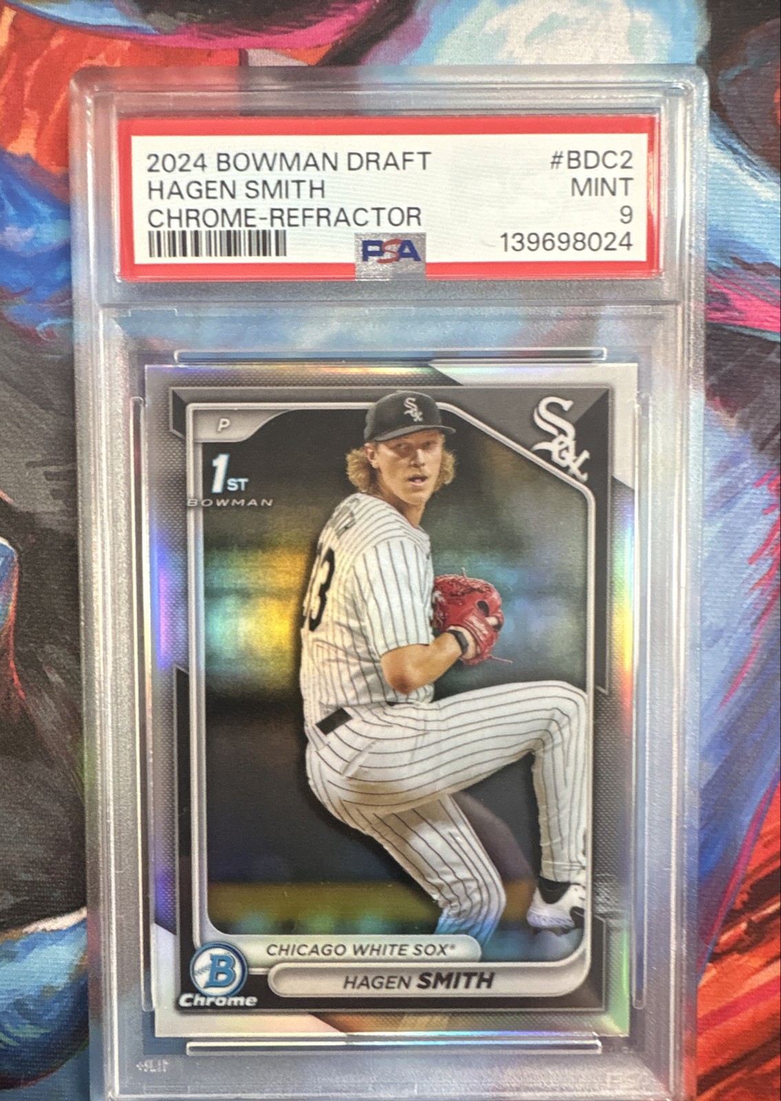2024 Bowman Draft - Chrome Hagen Smith #BDC-2 Refractor (RC) PSA 9 MINT