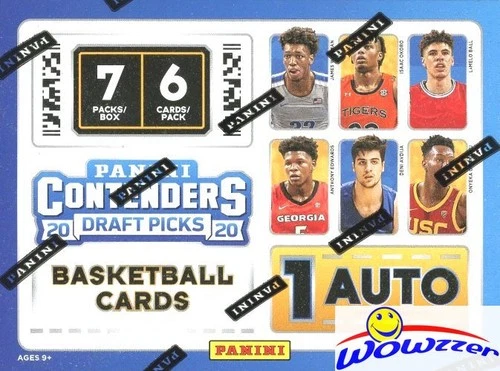 2020/21 Panini Contenders Draft Basketball EXCLUSIVE Sealed Blaster Box-AUTO!