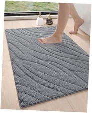 Bathroom Rugs 17x30, Extra Soft Absorbent Bath Mat, Non Slip Bathmat for