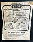 Vintage Kenner Star Wars Jabba The Hutt Dungeon SEARS Playset INSTRUCTIONS