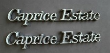 19711984 Chevrolet Caprice Estate Emblems Pair 9-58 Wagon Script Oem