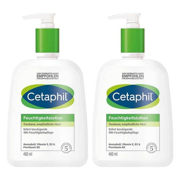Cetaphil Feuchtigkeitslotion FüR Trockene, Empfindliche Haut · 2X460 Ml · Pzn 08-image