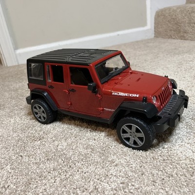 Bruder Red Jeep Wrangler Rubicon Good Condition