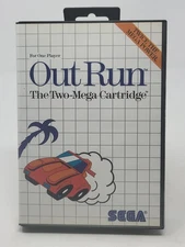 Out Run - Sega Master System - w/Manual And Poster - Complete, Tested