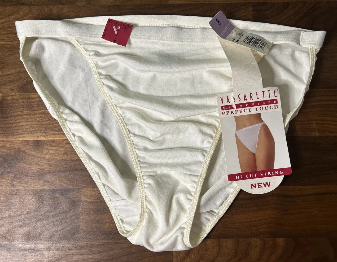 Bragas de Colección Vassarette Body Curves Corte Alto Cuerda Talla 8 Tacto Perfecto Segunda Piel